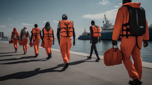 航空货运打板作业现场